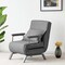Folding Sofa Convertible Armchair Lounge Couch with Soft Back Cushion and 5 Back Reclining Angles